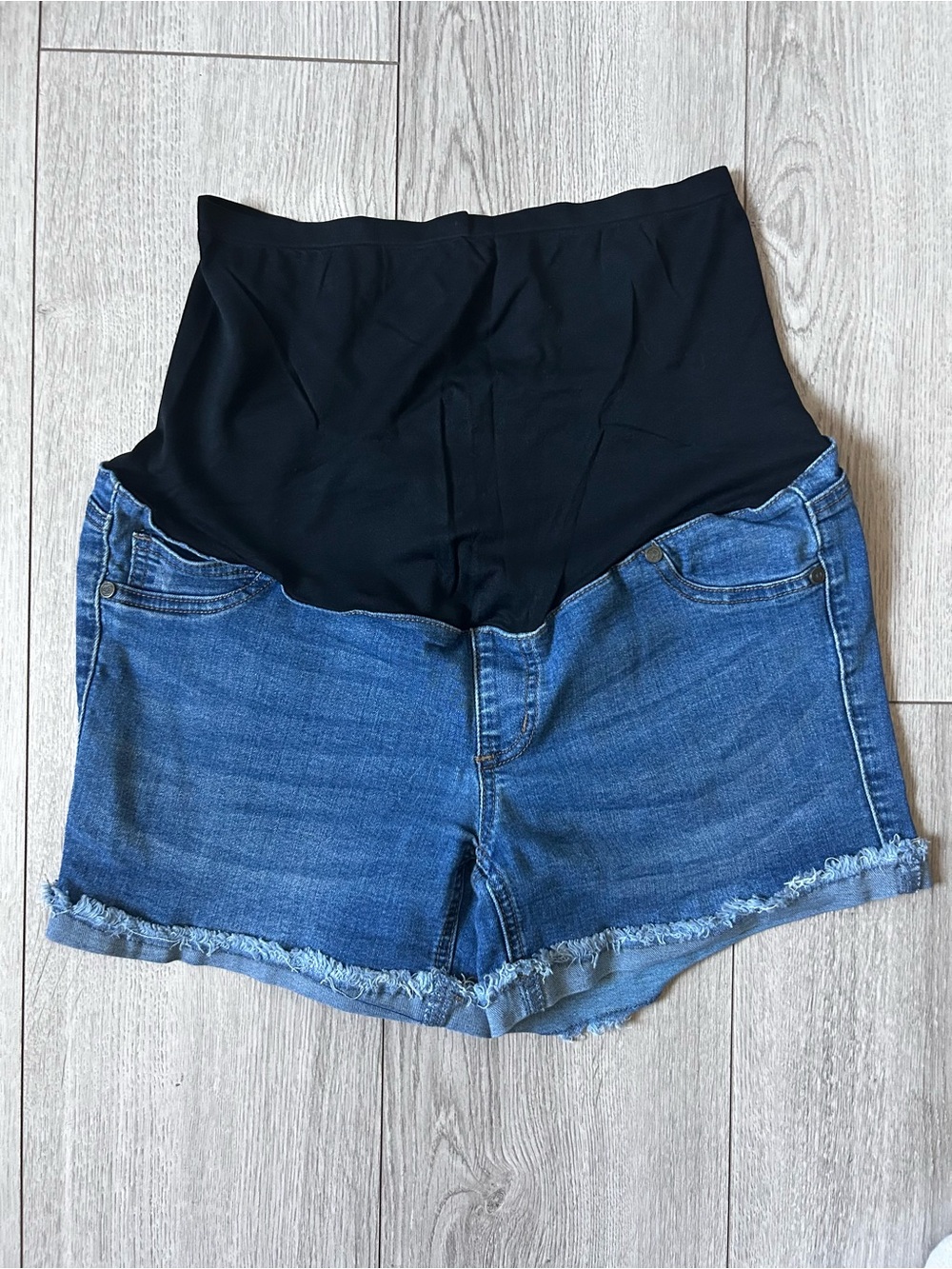 Maternity Jean Shorts